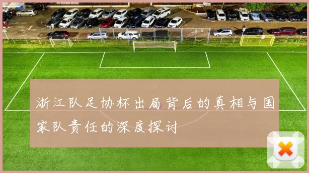 浙江队足协杯出局背后的真相与国家队责任的深度探讨
